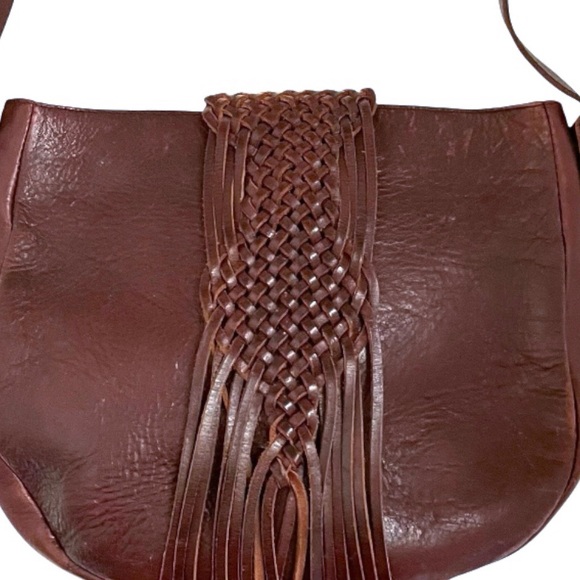 Lucky Brand Leather Rustic Fringe Bag - Picture 3 of 13